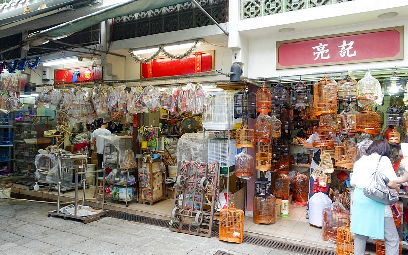 Птичий рынок в Гонконге